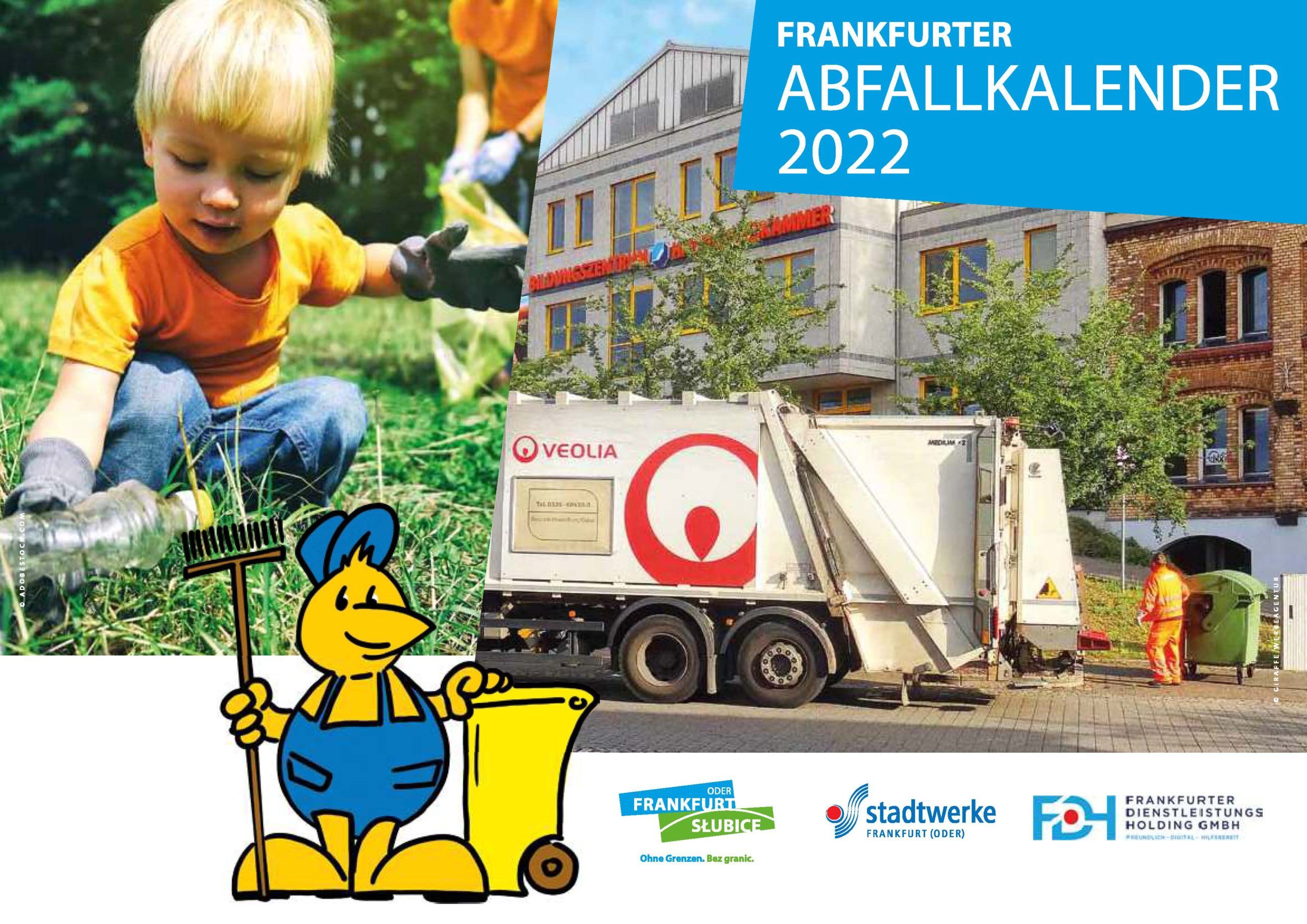 Frankfurter Abfallkalender 2022 Stadtwerke Frankfurt (Oder)